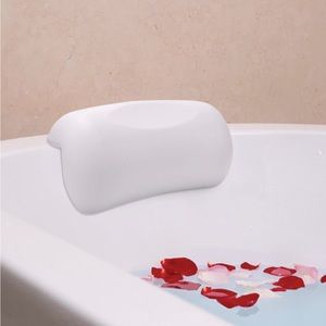 Bathtub Cushion/Folding Waterproof Pillow w/suction cups